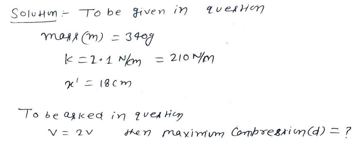 Physics homework question answer, step 1, image 1